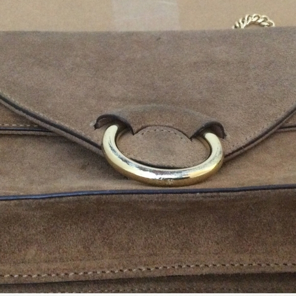 Banana Republic tan suede leather purse - Picture 3 of 4